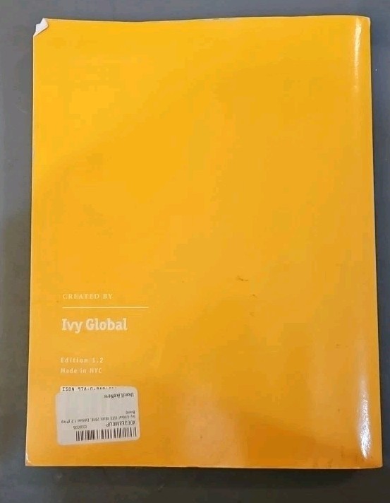 Ivy Global ISEE Math Edition 1.2 Prep Book – Pages Clean No Writing Inside Book