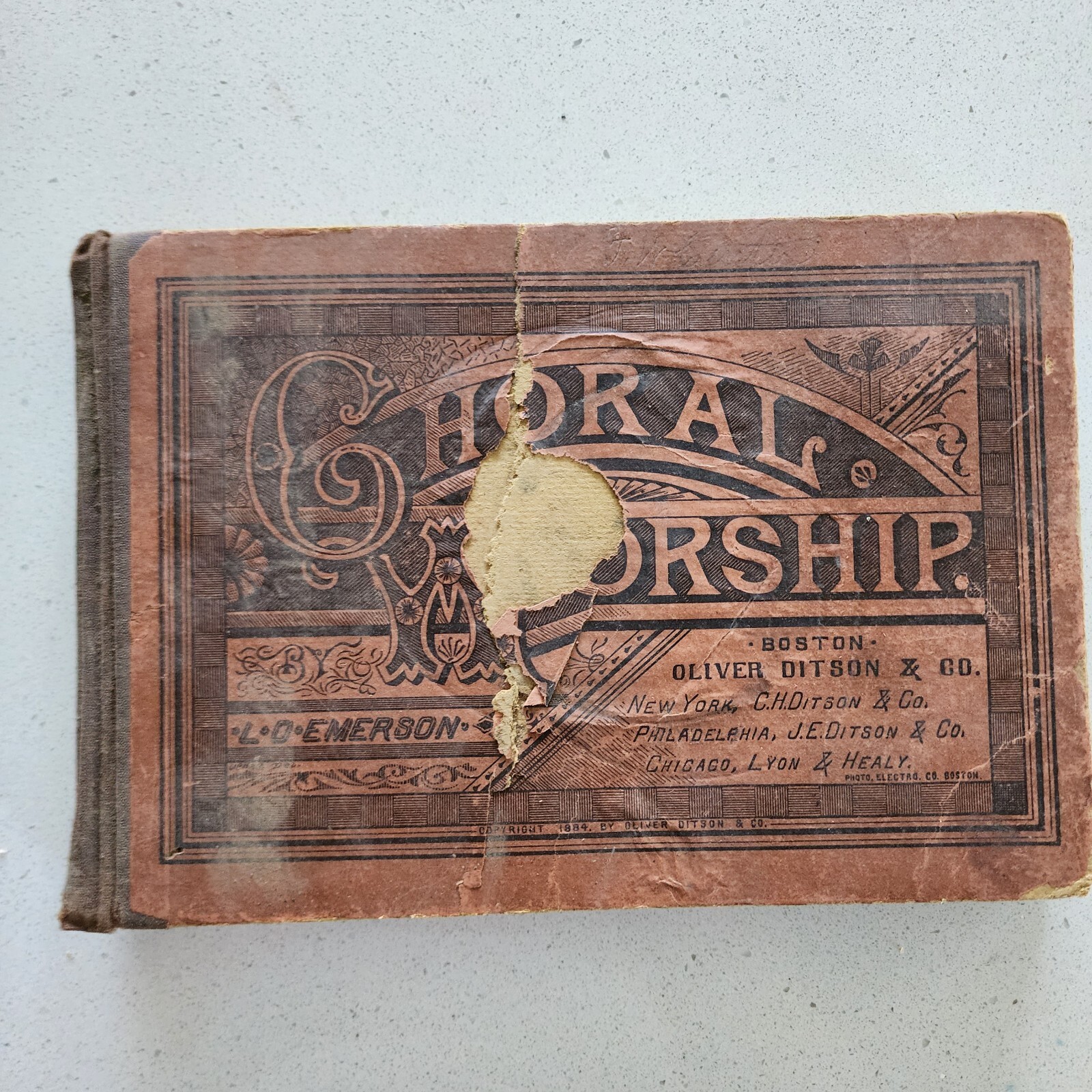 Five Antique 1873-1884 Victorian Hymn & Sunday School Song Books – Rustic Decor