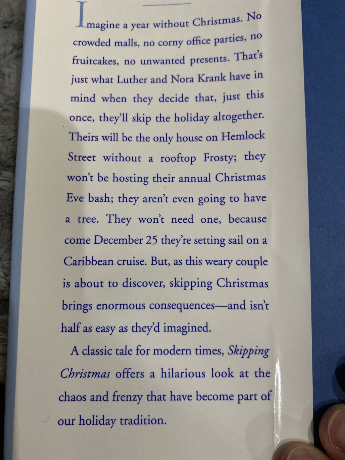 Skipping Christmas Written By John Grisham 177 Pages Hardcover