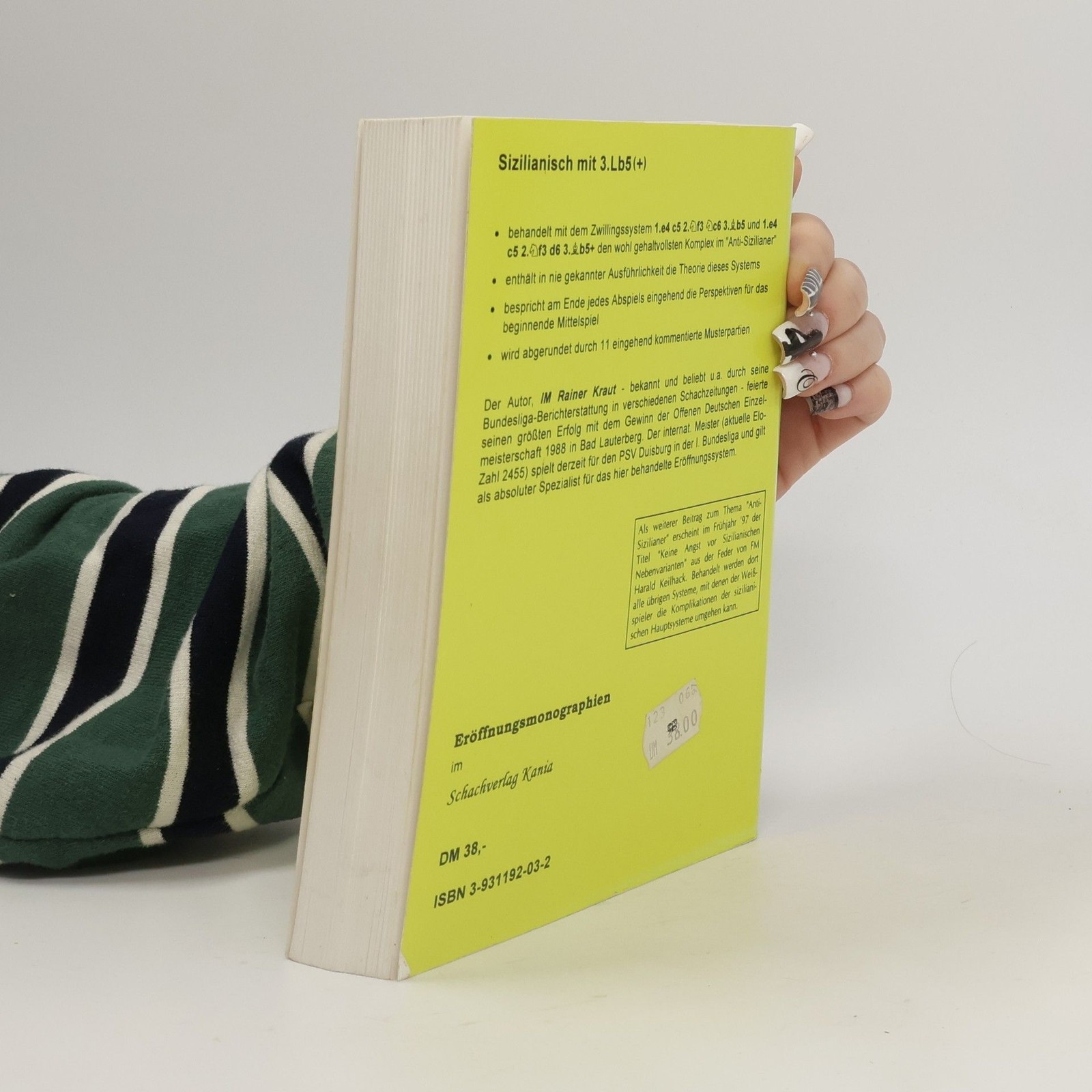 Sizilianisch mit 3.Lb5 (+)  |  Rainer Krautscheid
