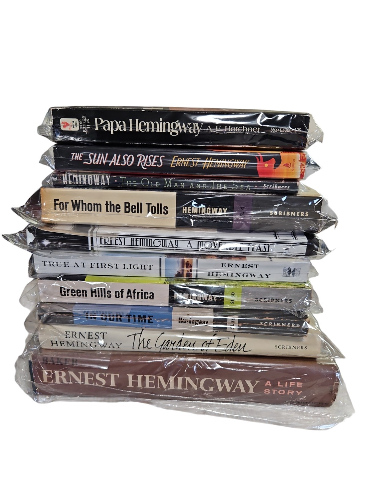 Lot Of 10 Ernest Hemingway Books