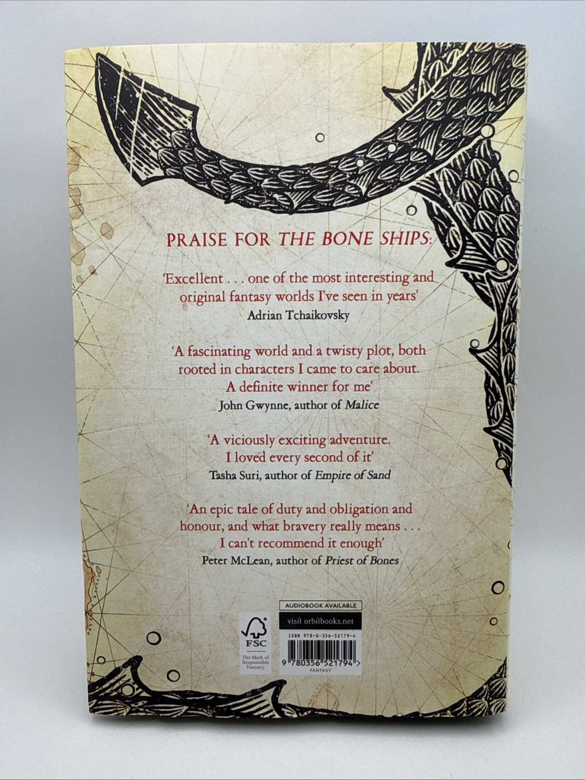 The Bone Ships RJ Barker SIGNED Numbered #25 of 1500 Broken Binding Edition