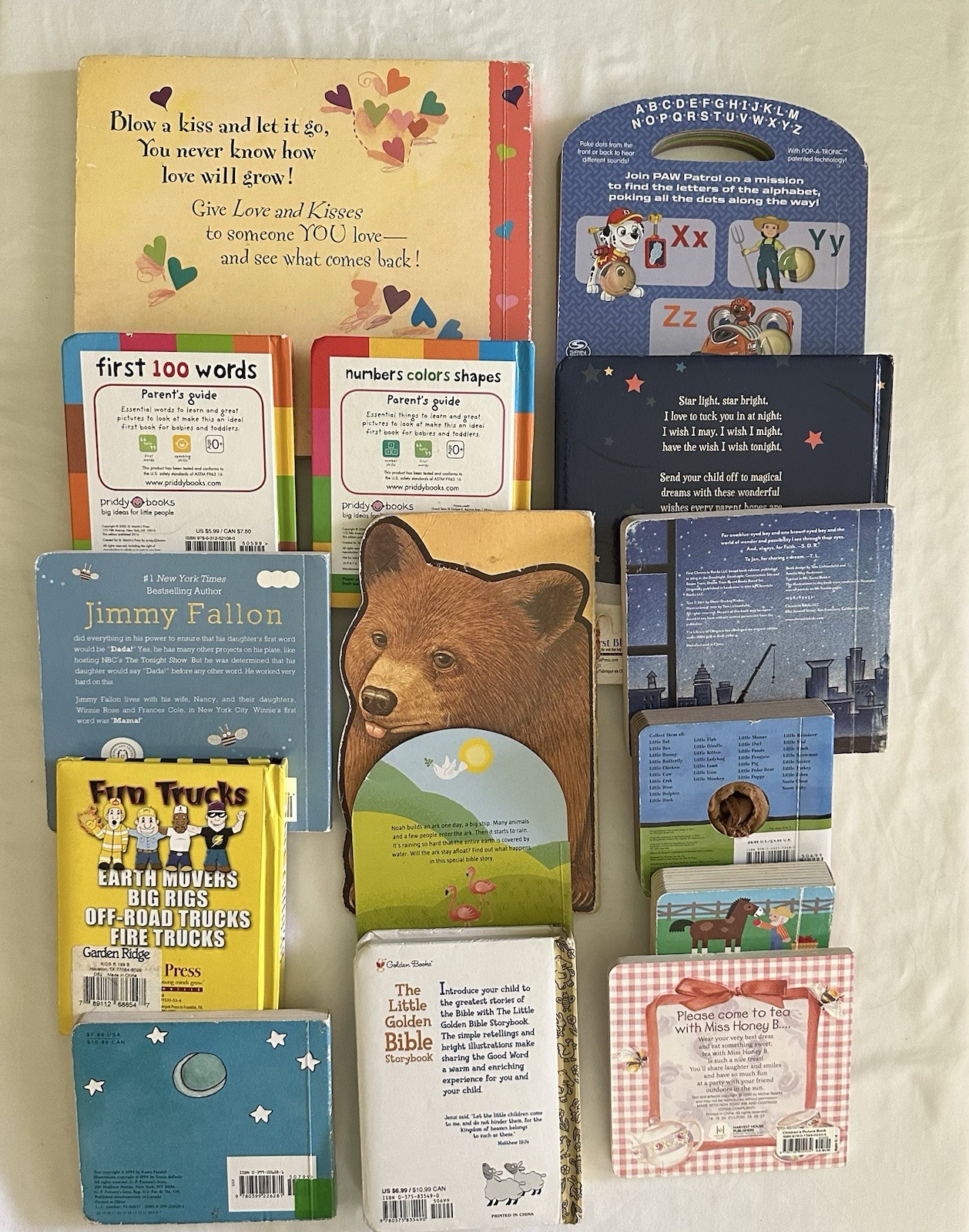 Lot /15 Vintage / Modern Children’s / Baby Chunky Board Learning Pre-loved Books