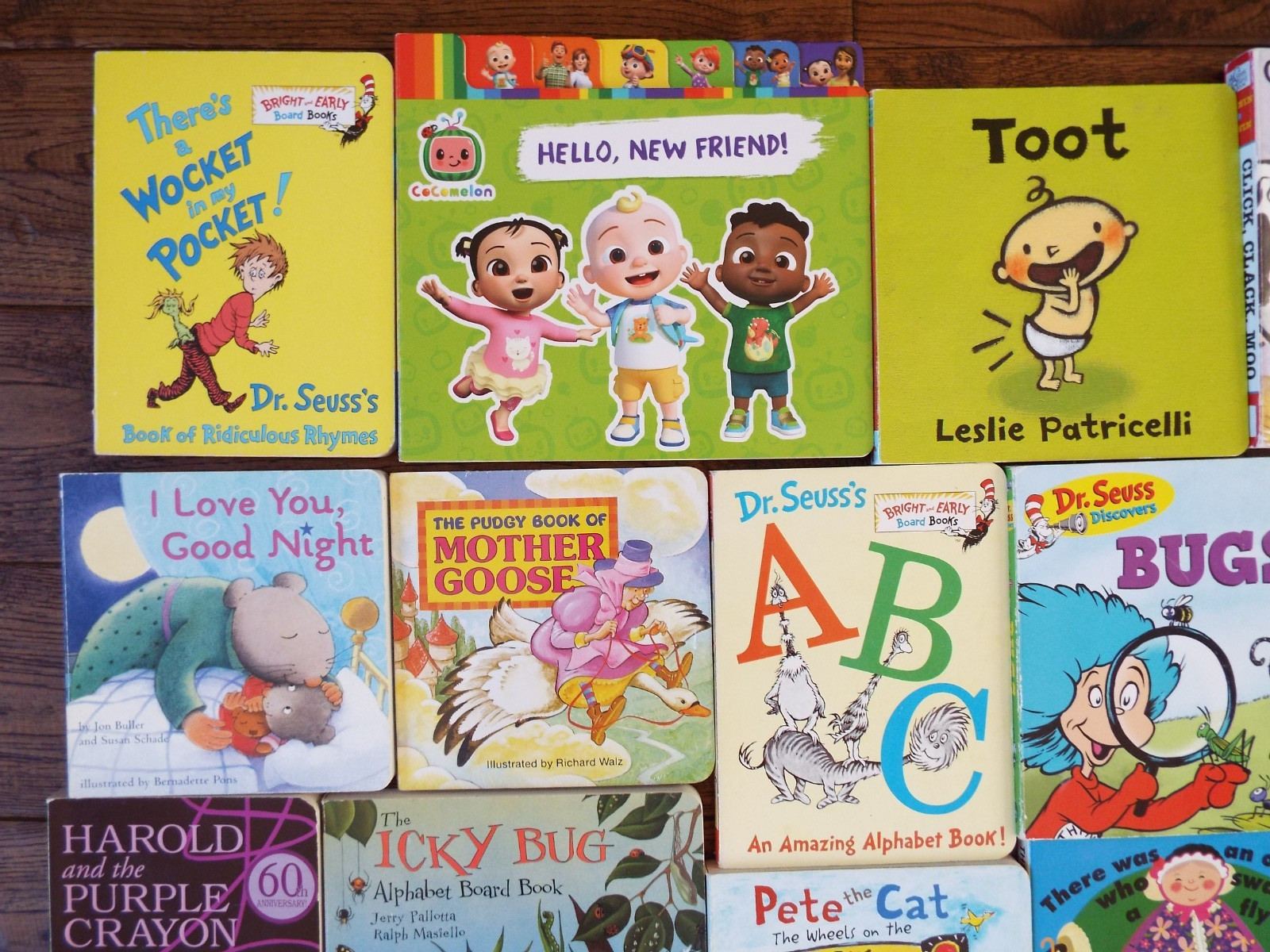 Lot 30 Board Baby Toddler Books Popular Titles Authors Jan Brett Seuss I Spy
