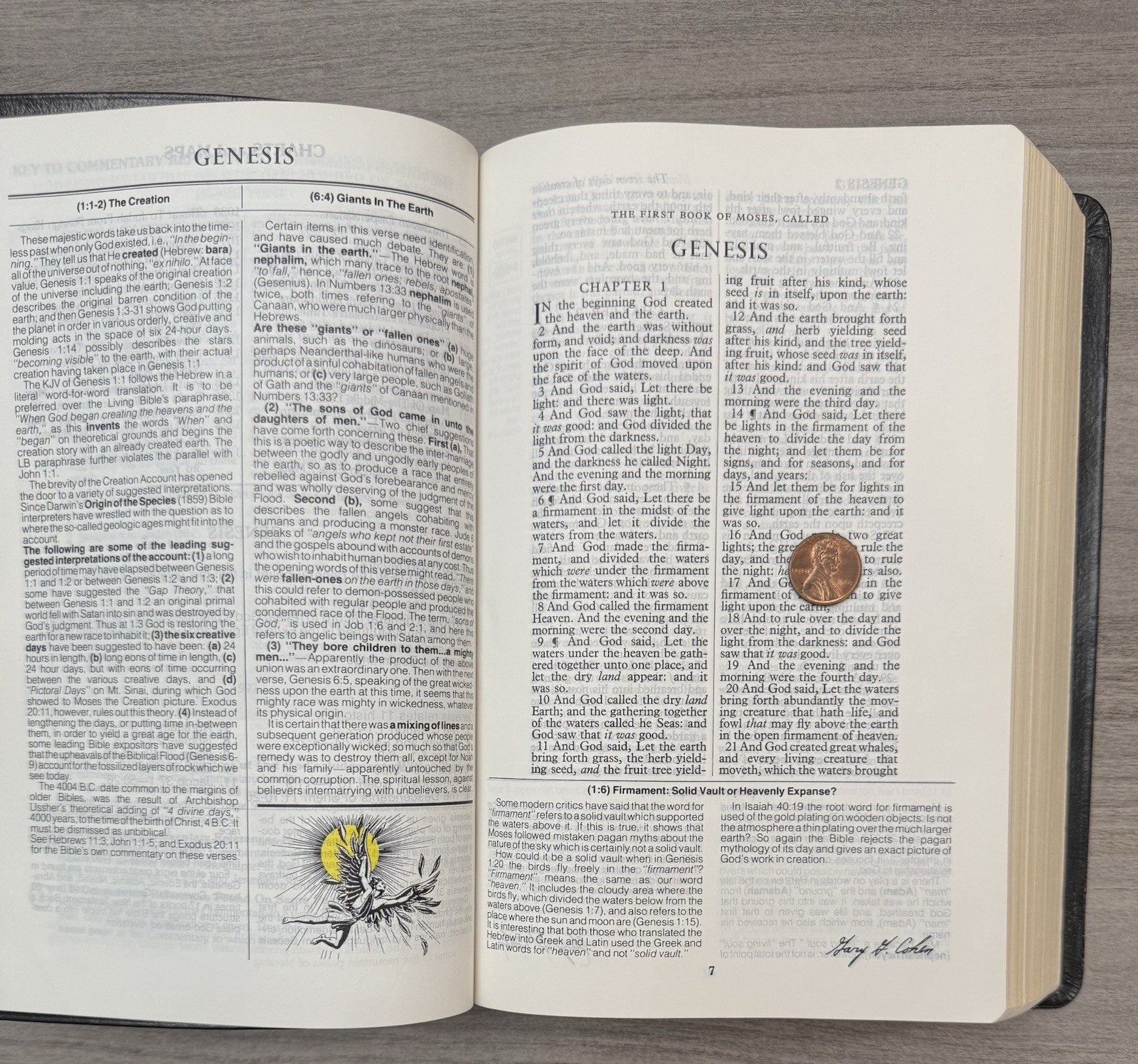 UNMARKED Salem Kirban Reference Bible KJV Bonded LEATHER King James Version AMG