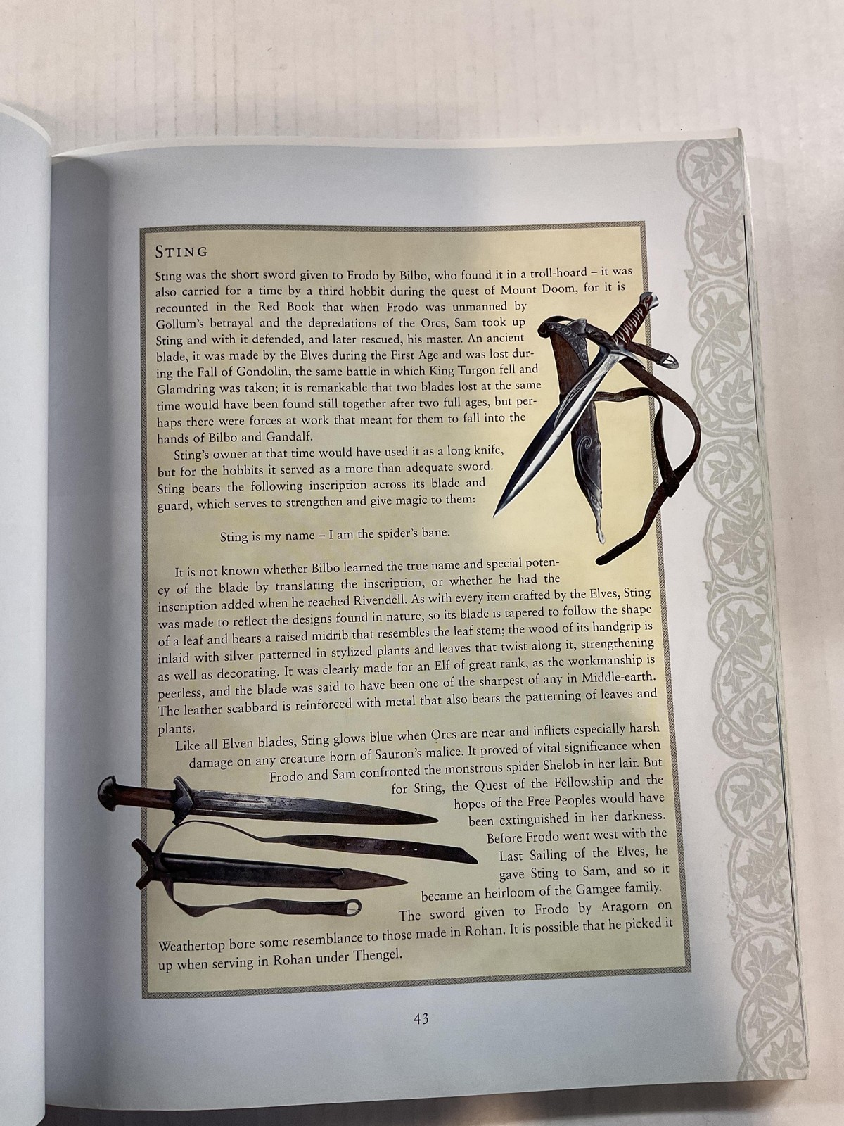 The Lord Of The Rings Weapons And Warfare Illustrated Paperback New Line Cinema