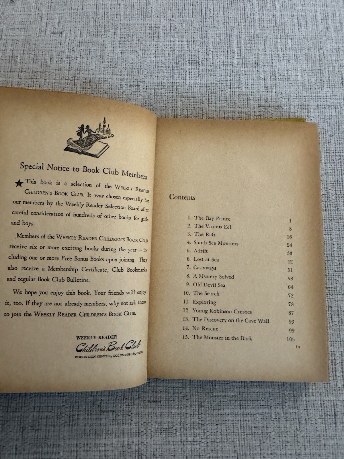Dangerous Island Helen Mather-Smith Mindlin 1956 Weekly Reader HC