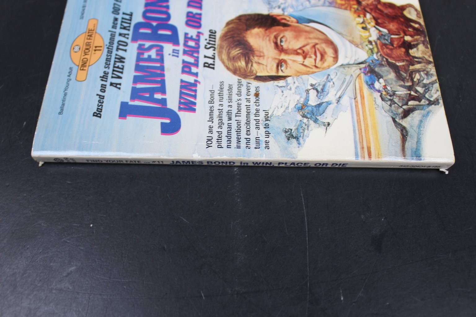 James Bond: Win, Place, or Die R.L. Stine 1985 Find Your Fate #11 Ballantine PB