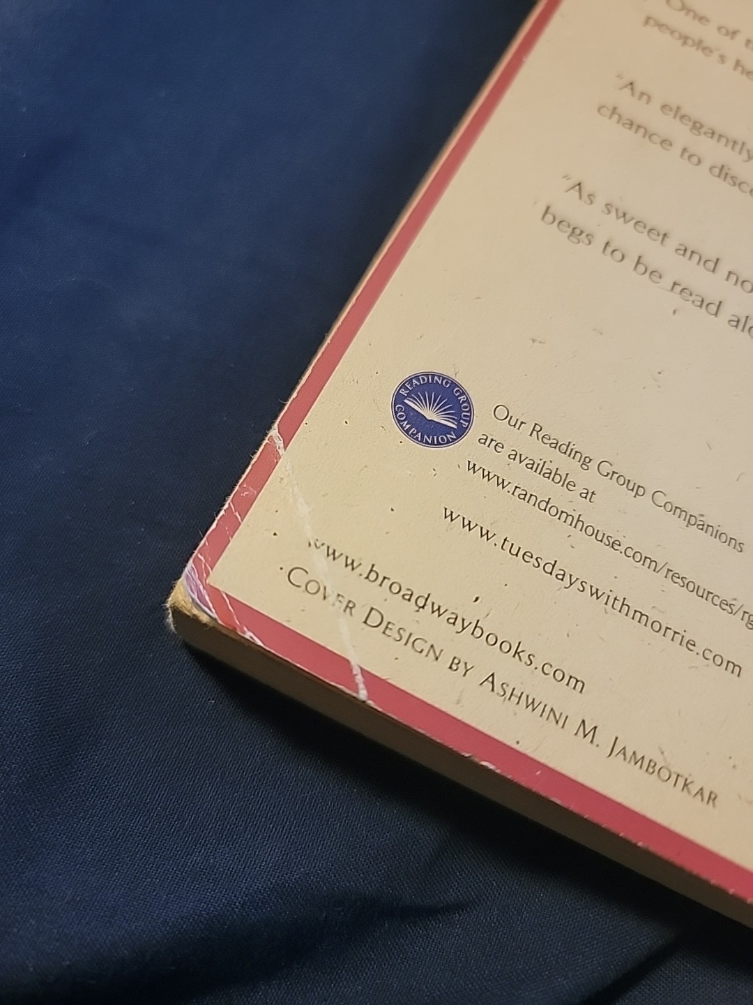 Tuesdays With Morrie By Mitch Albom