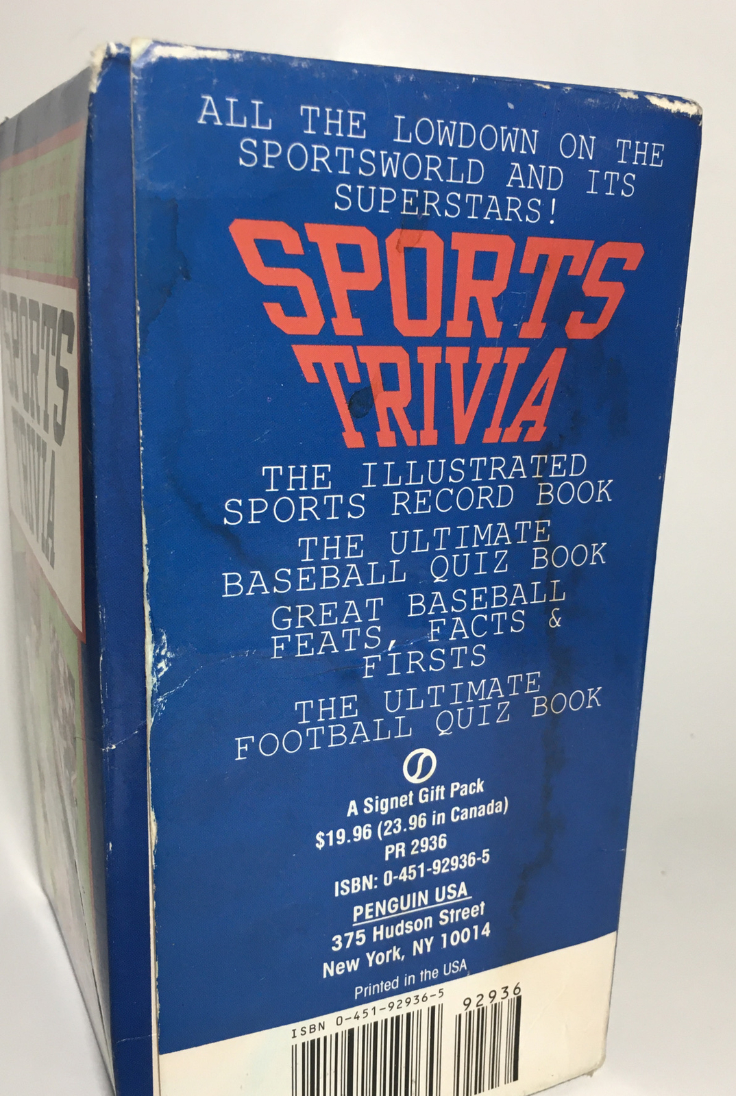 Sports Trivia 4 Book Box Set : All The Lowdown on the Sports World Baseball …