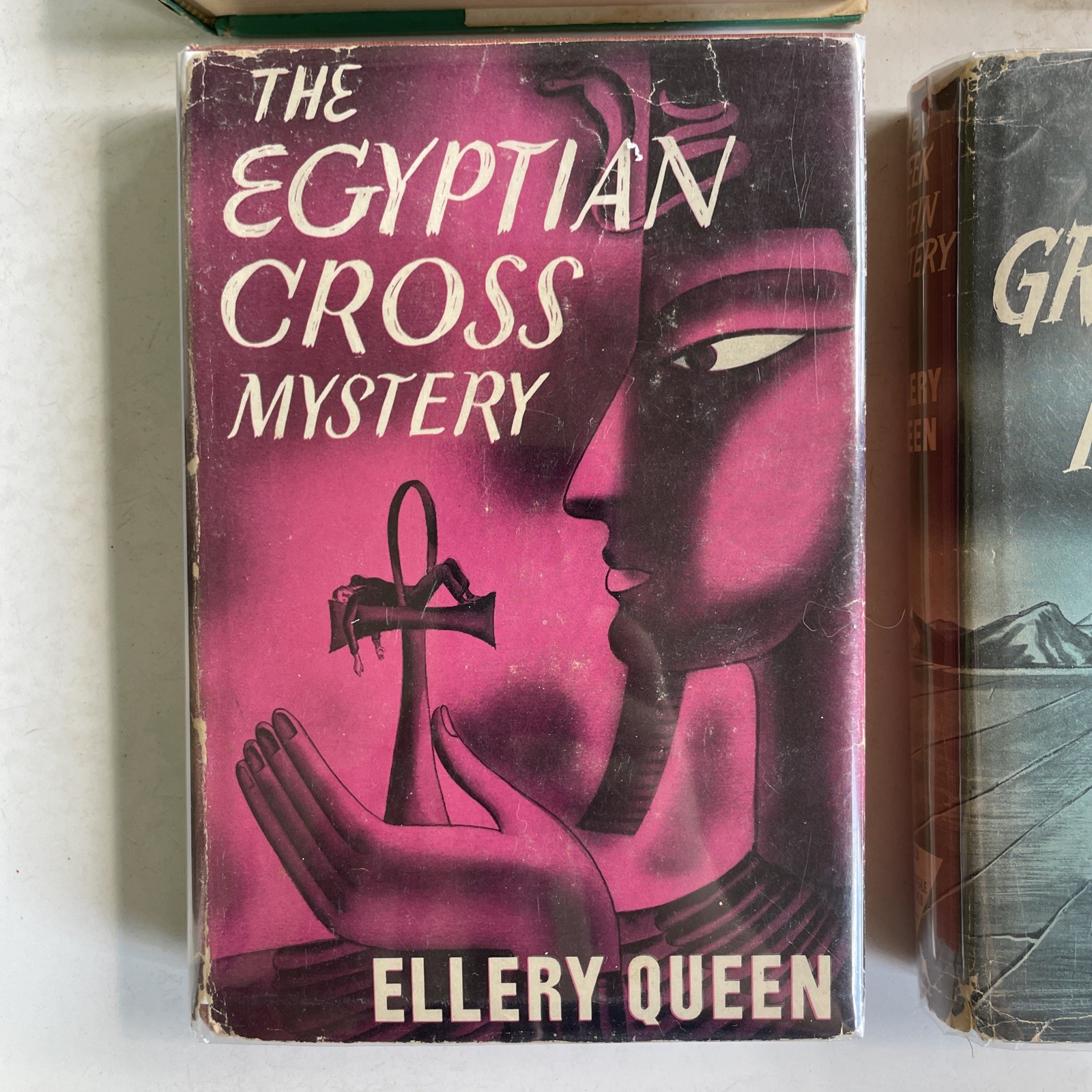 Lot Of 6 Vtg Ellery Queen Mysteries HC/DJ GOOD 1930s, ‘40s, 50s Publications