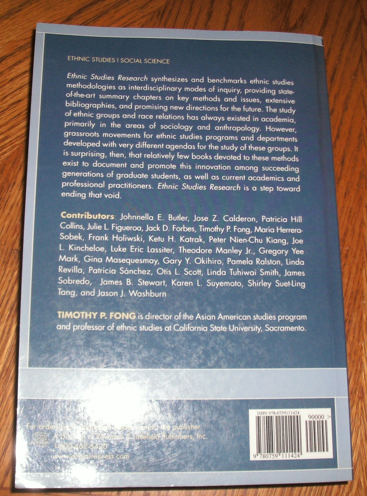 Ethnic Studies Research : Approaches and Perspectives, Paperback by Tim Fong