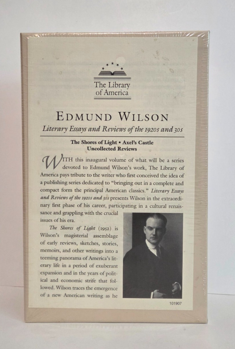 Edmund Wilson – Literary Essays & Reviews 1920s-30s (LOA #176, 2007) New Sealed