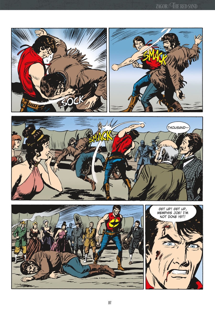Zagor: The Red Sand (2016 Paperback), GN, Nolitta, Ferri, Rubini