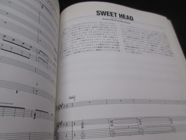 David Bowie Ziggy Stardust +3 Japan Band Score Song Book Guitar TAB Glam Ronson