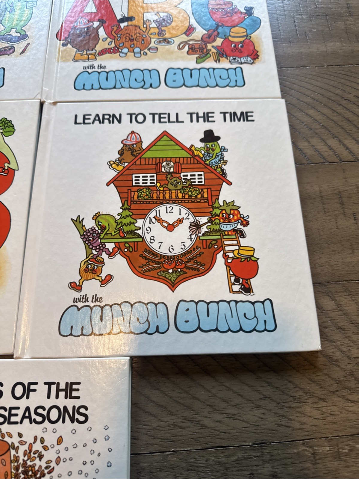 Lot of 5 Munch Bunch Books Giles Reed 1981 HC Opposites Counting Vintage