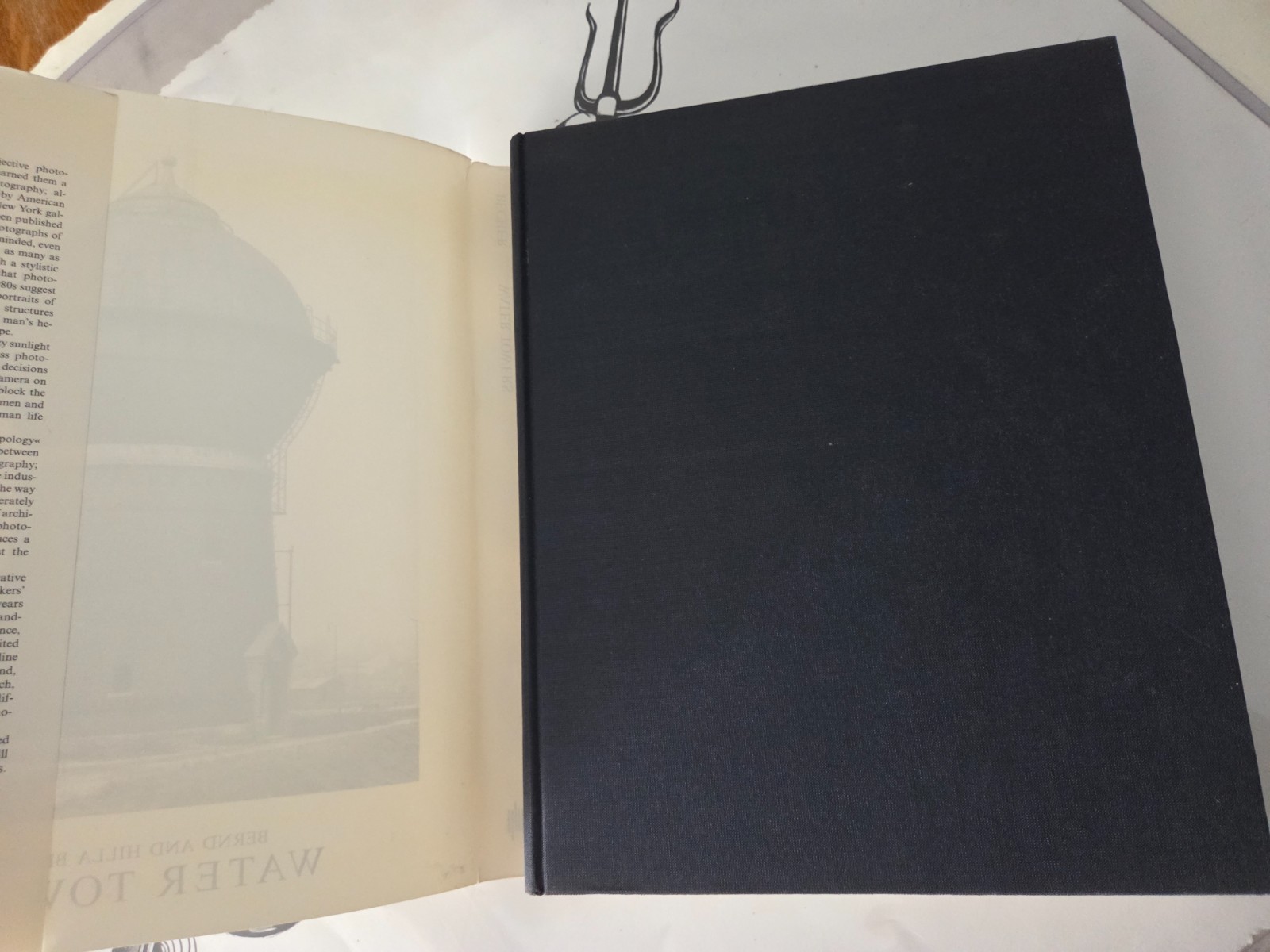 WATER TOWERS by Bernd and Hilla Becher 1999, HARDCOVER w/DJ vg 2nd printing