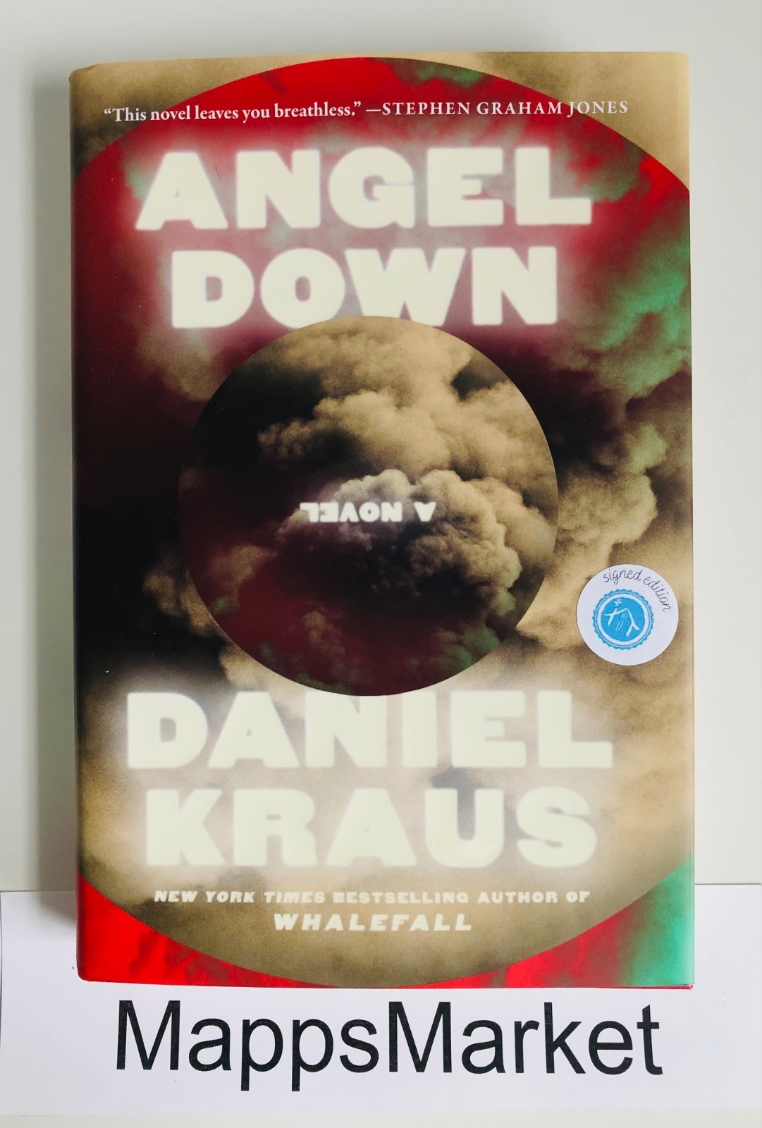 SIGNED Angel Down by Daniel Kraus 1st/1st (2025, Hardcover) TRUE FIRST EDITION