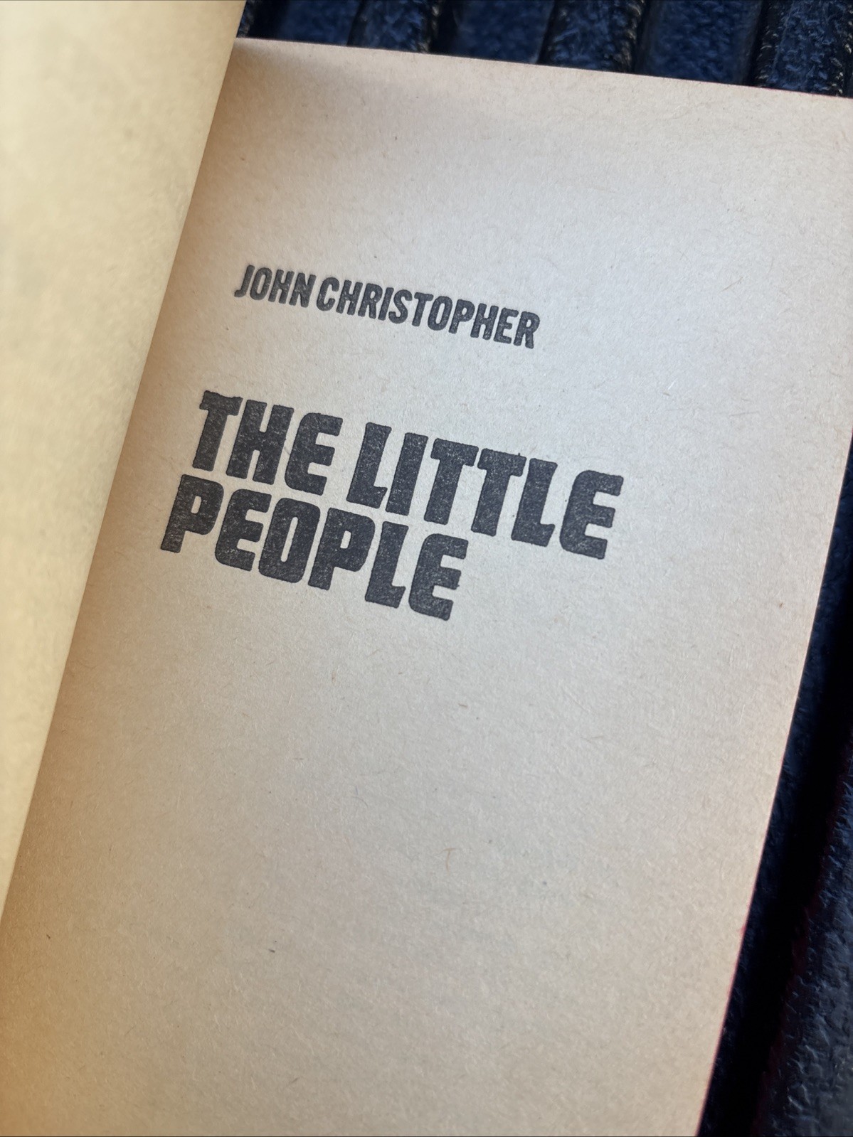 The Little People John Christopher’s 1968 First Avon PB