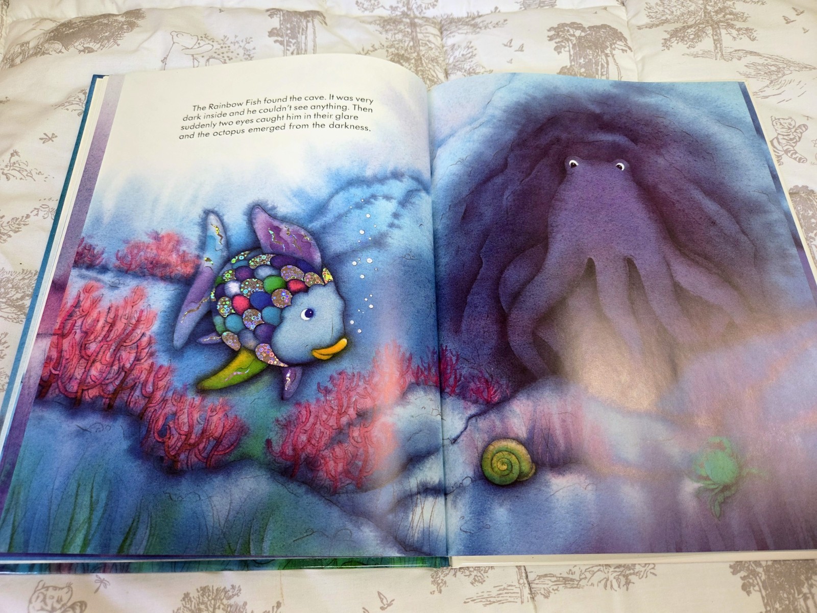 The Rainbow Fish by Marcus Pfister Hardcover 1992 Foil Illustrated Book