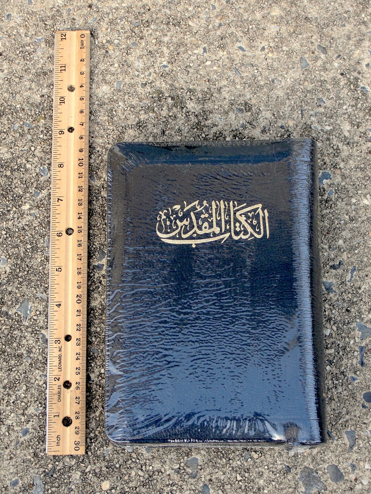 Arabic Bible, New Van Dyck Version, Black Leather Zipper, Classical, Medium