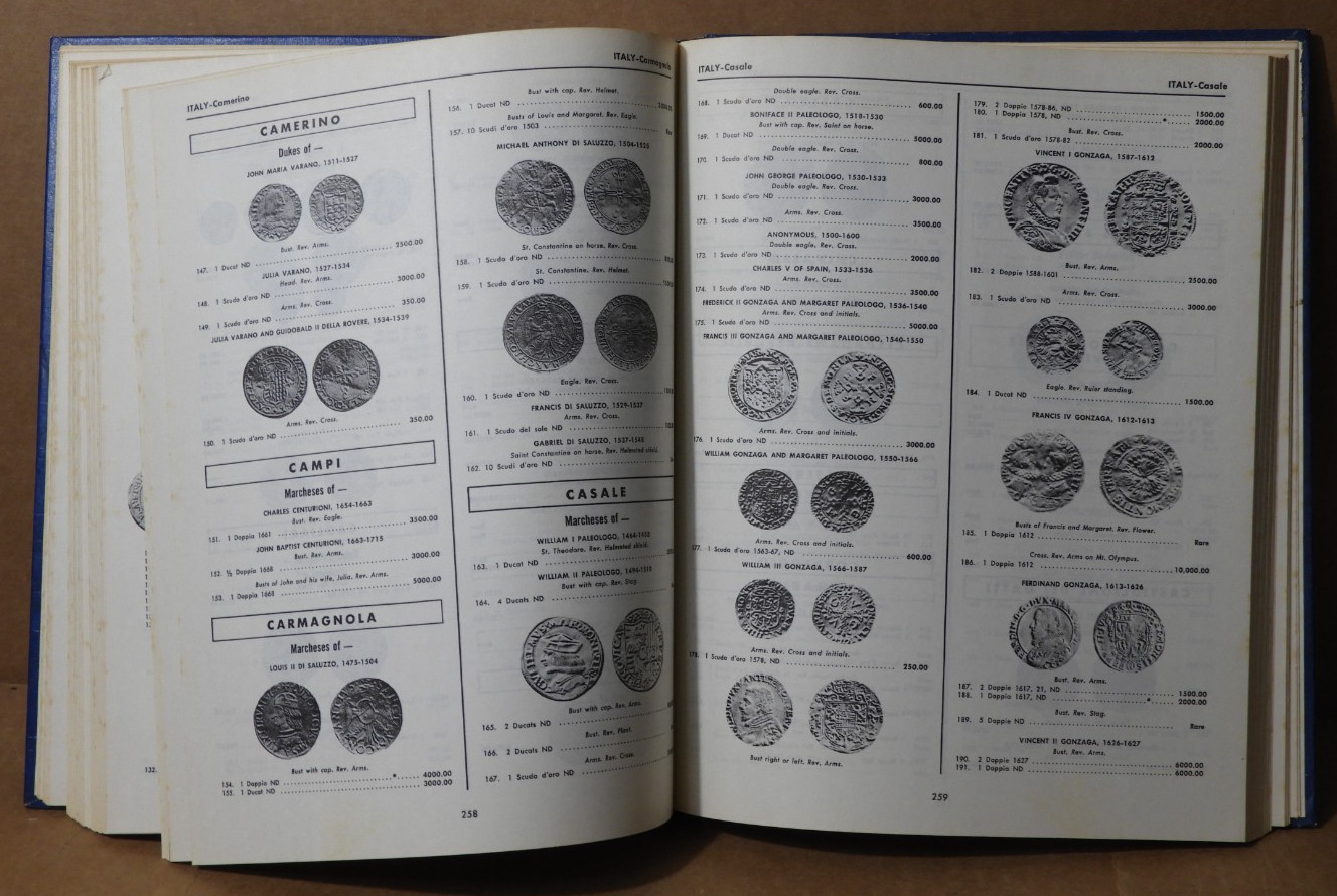 GOLD COINS OF THE WORLD (COMPLETE FROM 600 A.D. TO THE PRESENT) 1971 FRIEDBERG!!