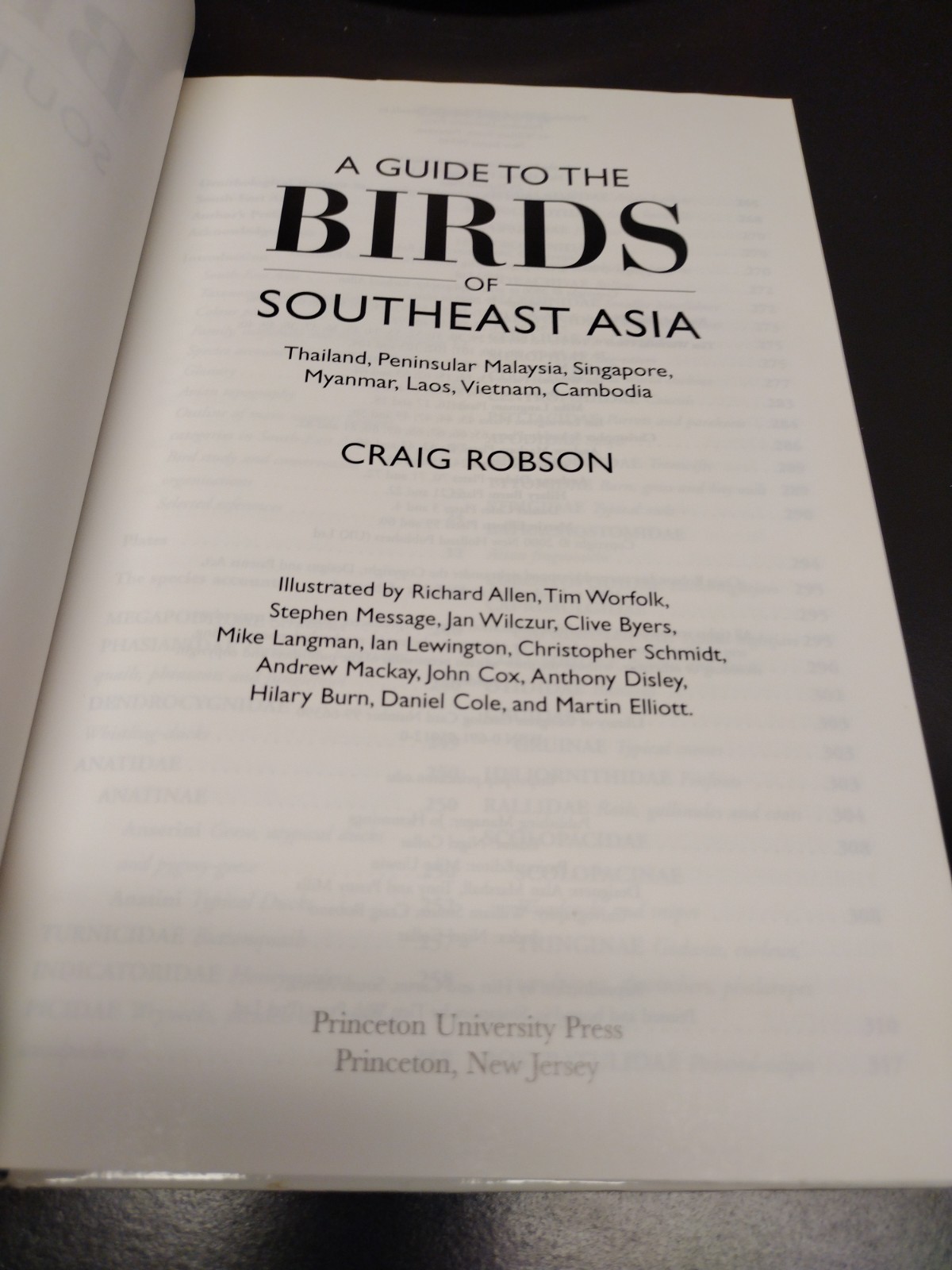 A Guide to the Birds of Southeast Asia Thailand Malaysia Singapore Myanmar Laos