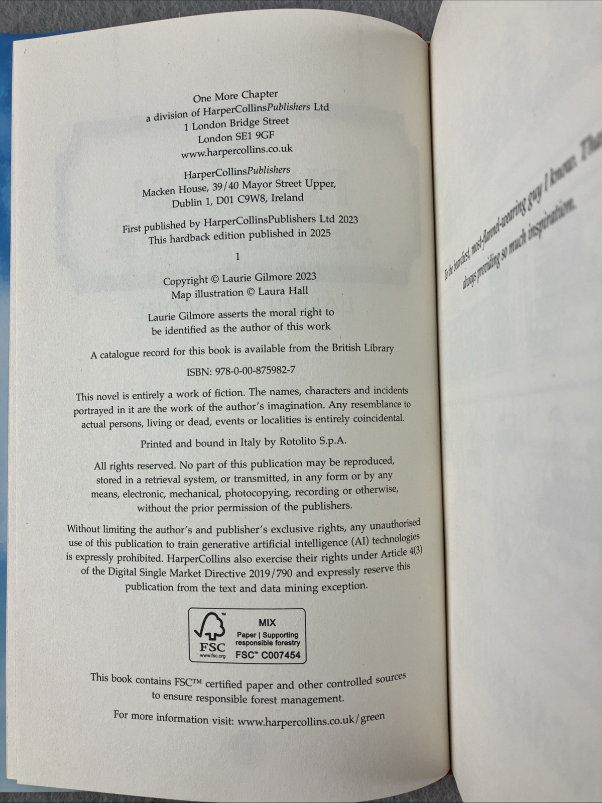 The Pumpkin Spice Café (Deluxe Edition) by Laurie Gilmore Sprayed Pages