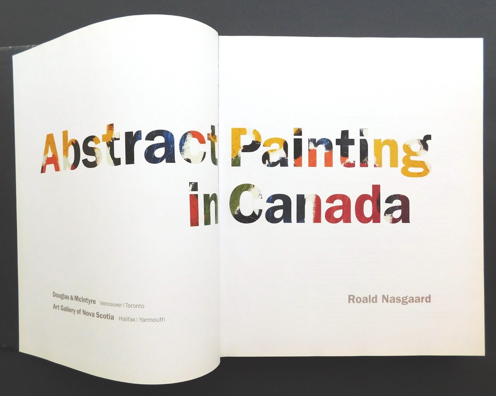 Pristine ABSTRACT PAINTING CANADA 200 images Oversize 1st ed 432 pages NASGAARD