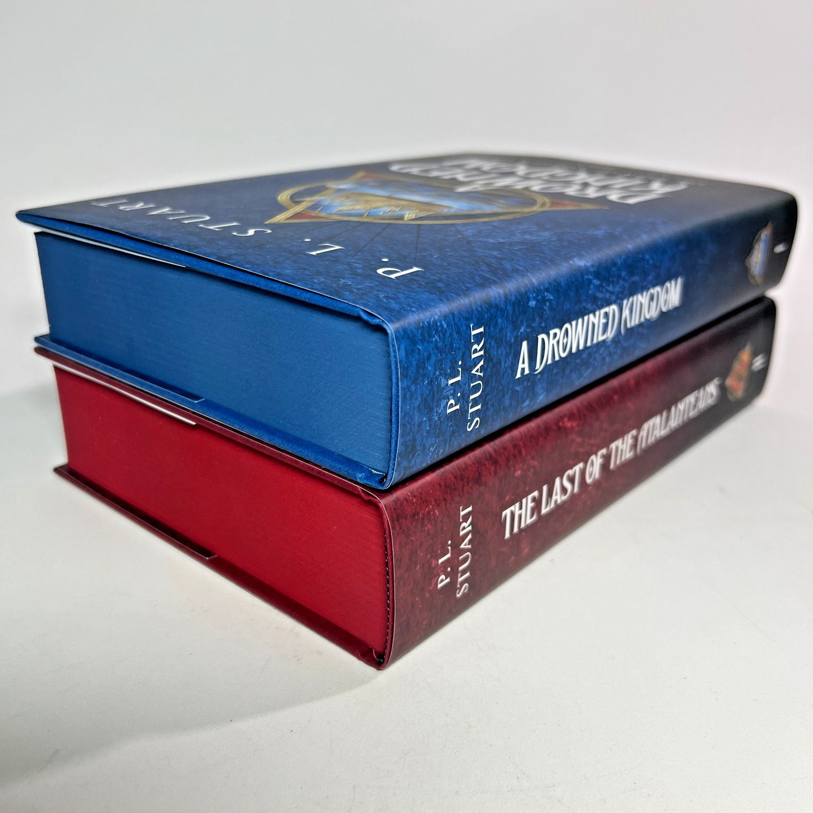 The Drowned Kingdom Saga Books I & II PL Stuart SIGNED 1st Broken Binding Set