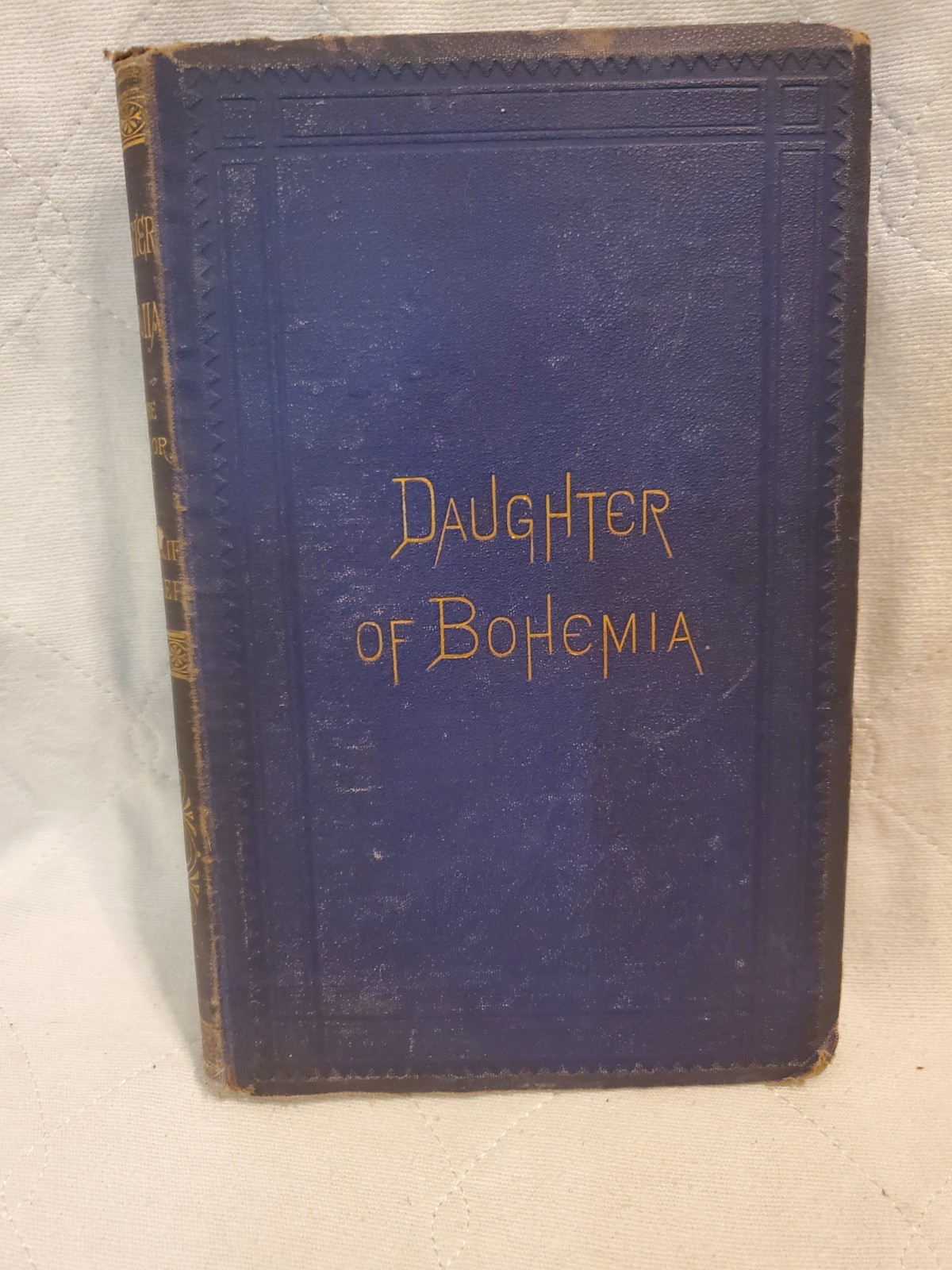 A Daughter of Bohemia Christian Reid 1874 A Novel Illustrated D. Appleton And Co