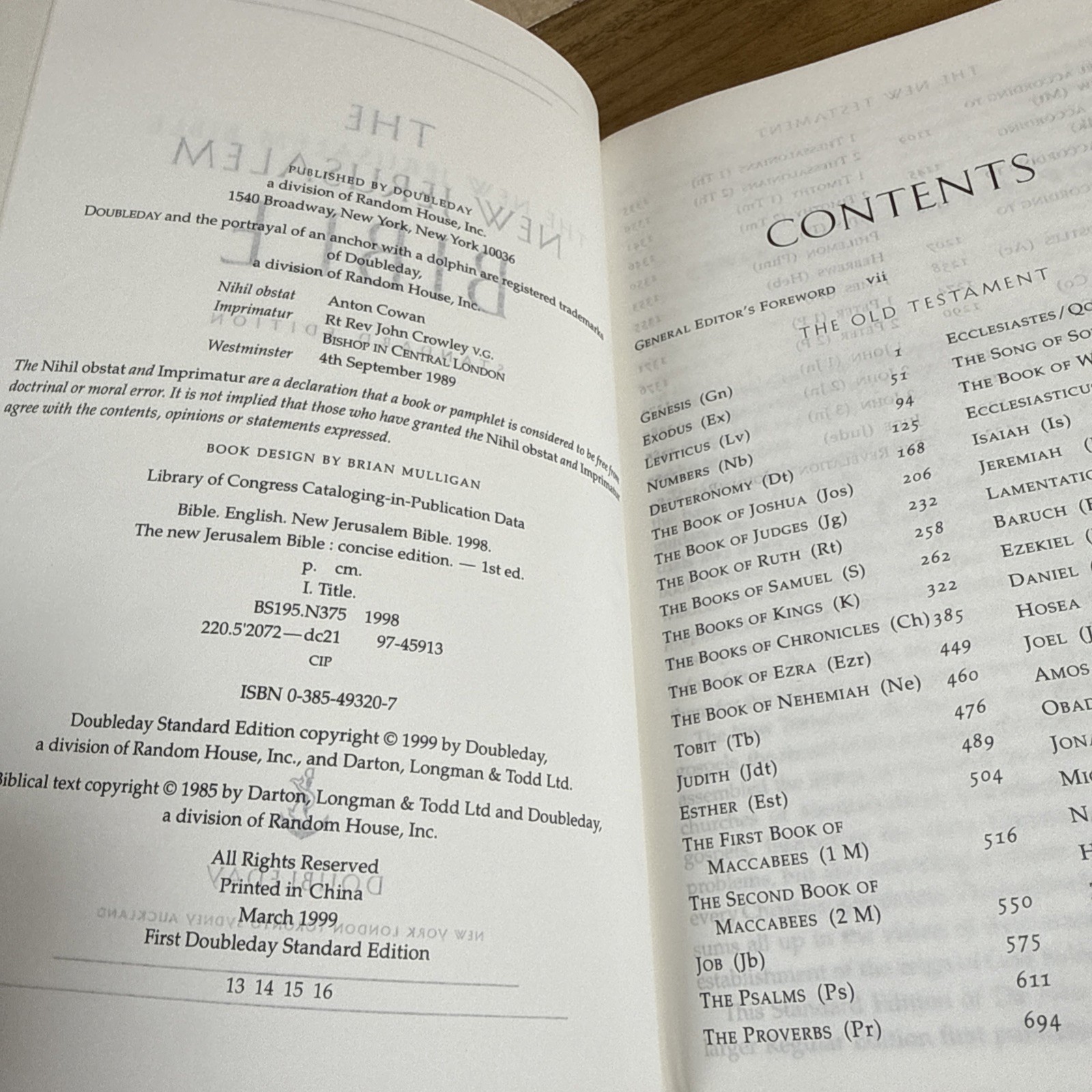 New Jerusalem Bible: Leather Edition Slipcase – Henry Wansbrough Catholic 1999