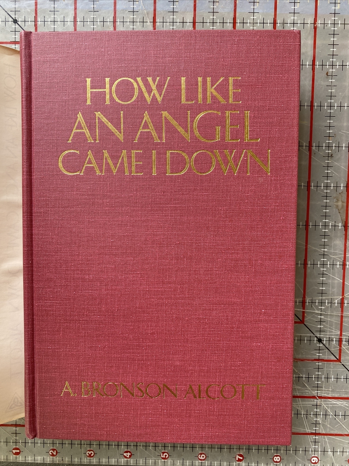 How Like An Angel I Came Down by A. Bronson Alcott (Hardcover, 1991)