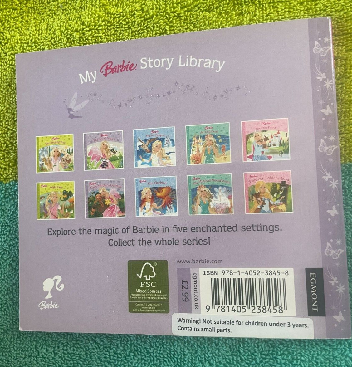 MY BARBIE STORY LIBRARY- GREENFINGERS‘ GARDEN. 15 BY 14CM. 9781405238458