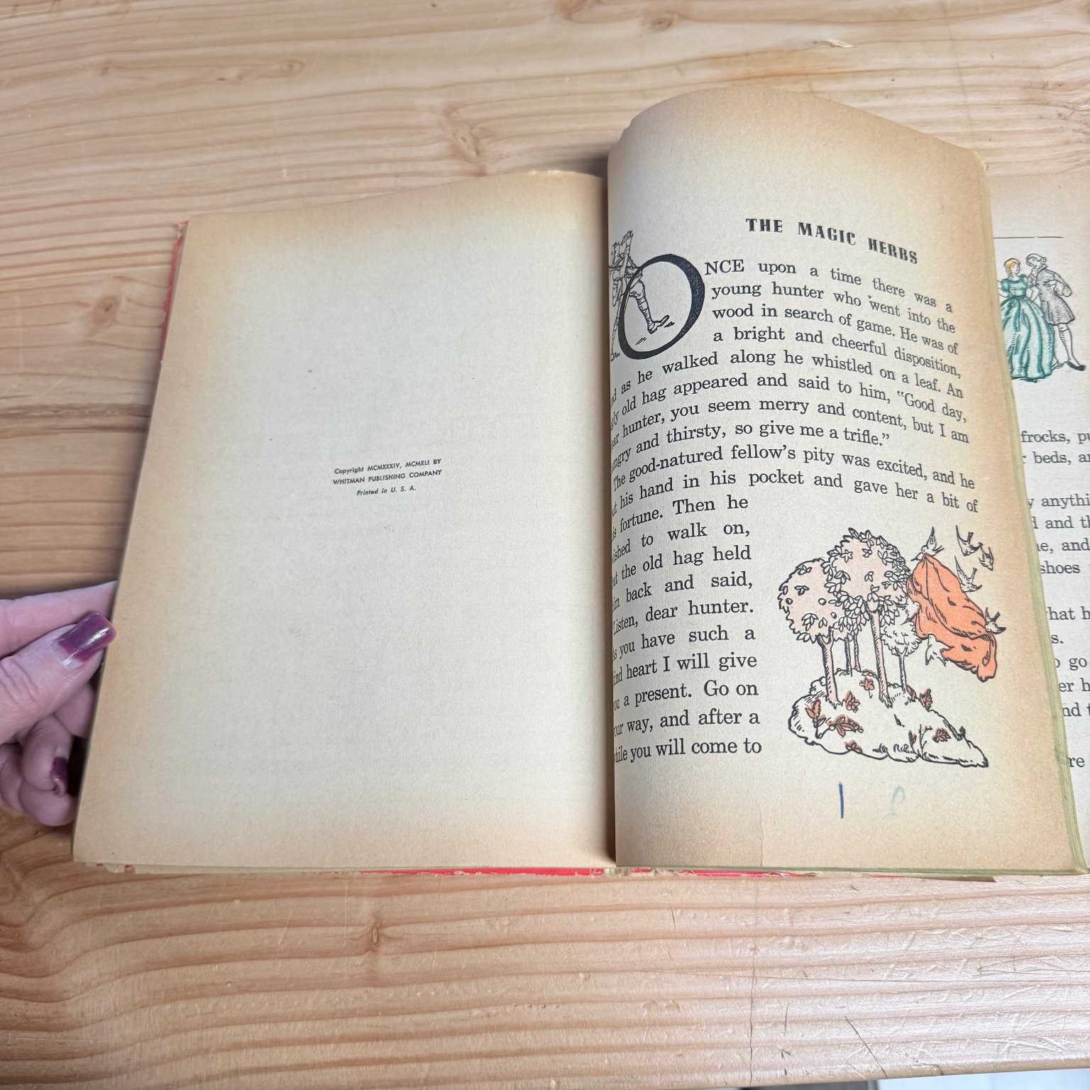 Big Big Story Book 1941 Whitman Publishing Children’s Classics Vintage Hardcover