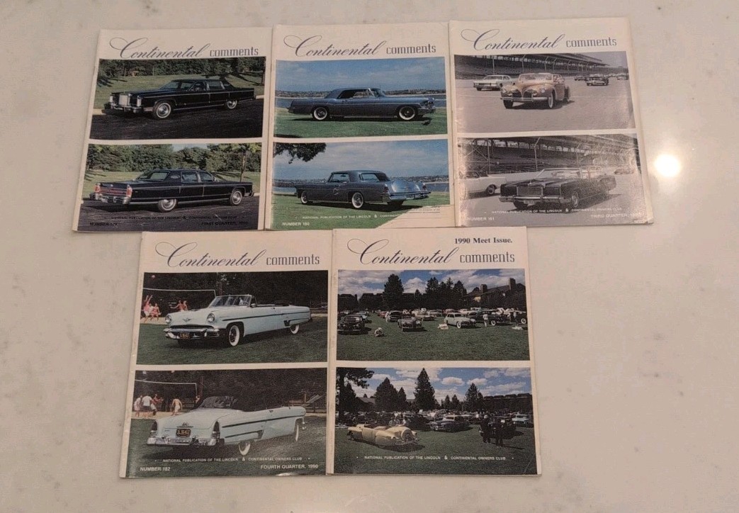 1990’s CONTINENTAL COMMENTS LINCOLN MAGAZINE HUGE LOT (51)