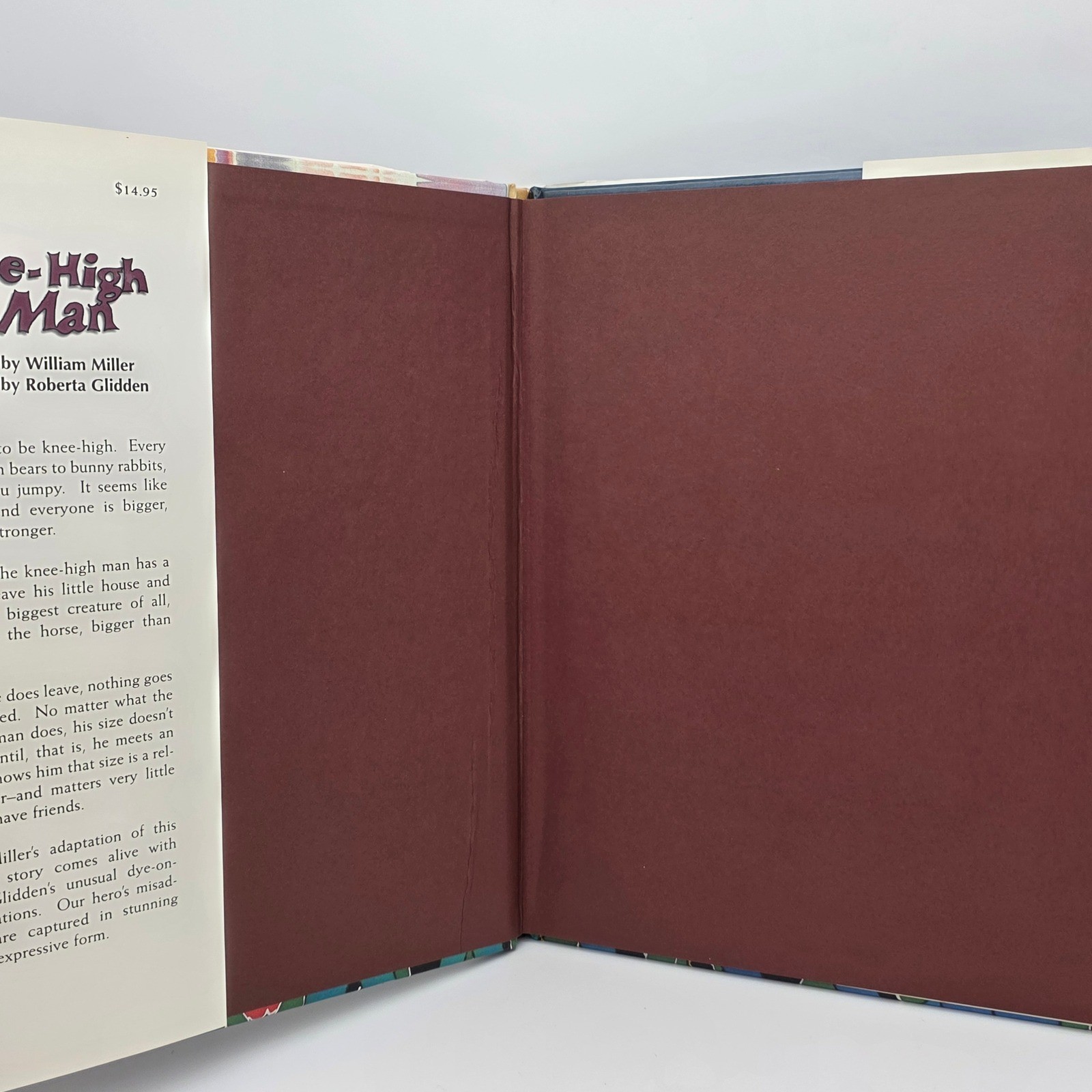 The Knee-High Man Book Kid Hardcover First Edition Folk Tale Vintage Gibbs Smith