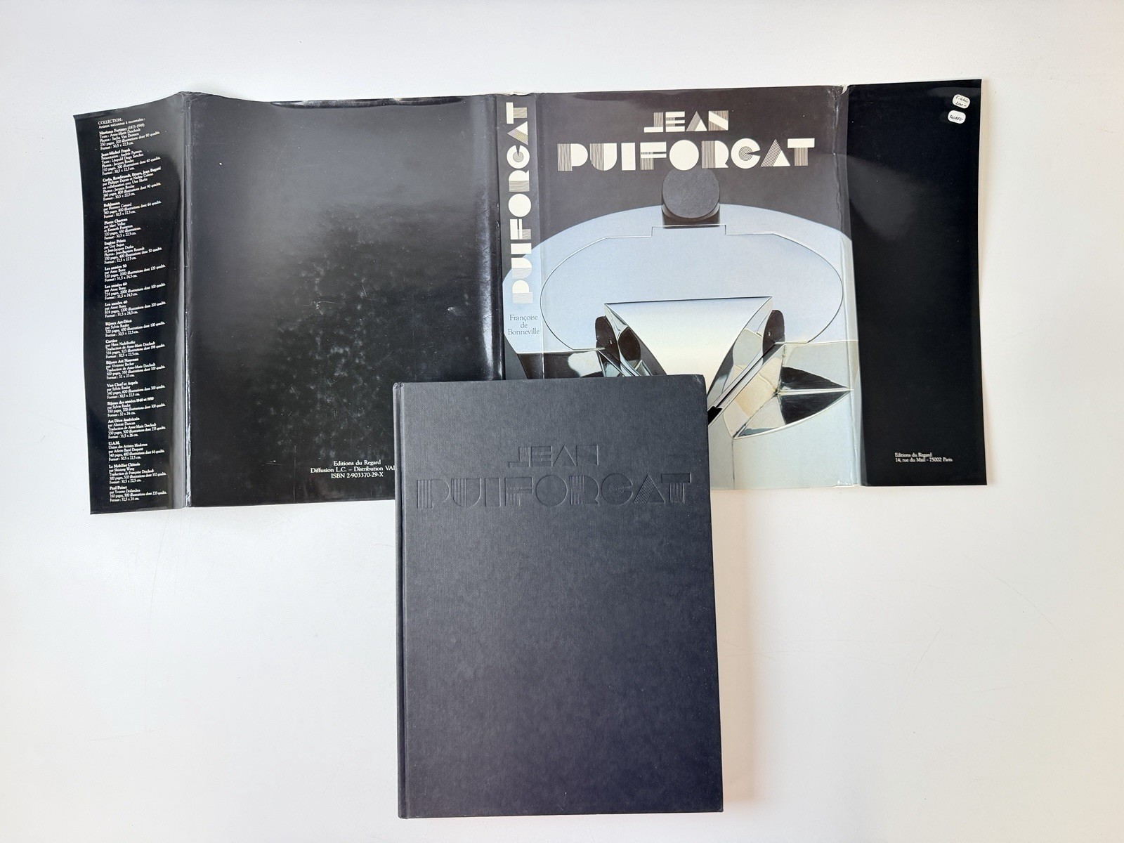 Jean Puiforcat; Francoise De Bonneville; Hardcover with DJ; 1986