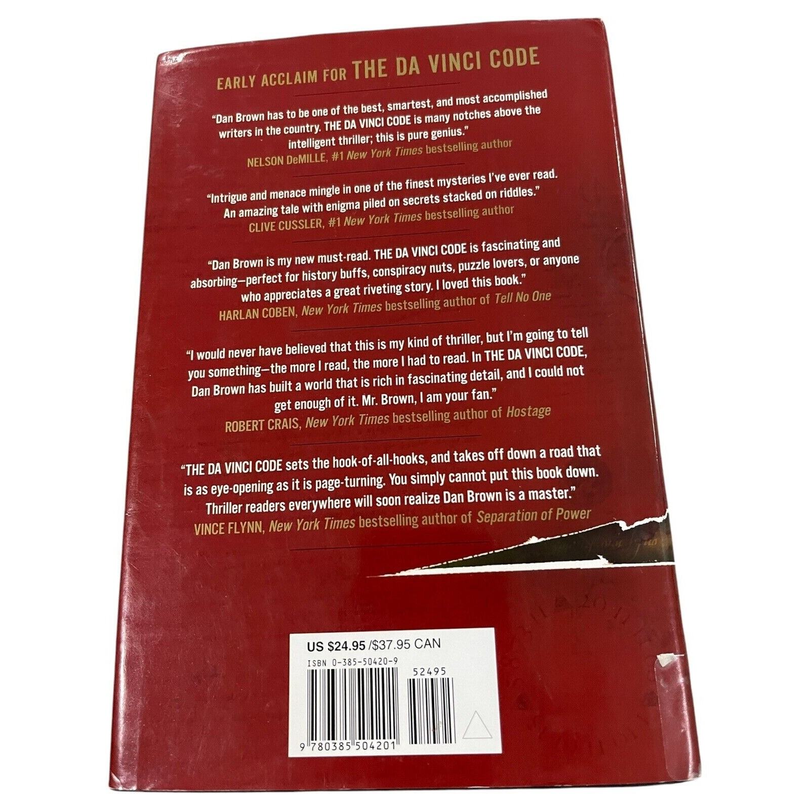 Robert Langdon Ser.: The Da Vinci Code : A Novel by Dan Brown (2003, Hardcover)