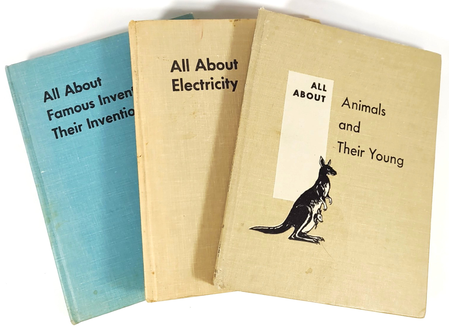 All About Electricity, All About Animals and All About Famous Inventors books