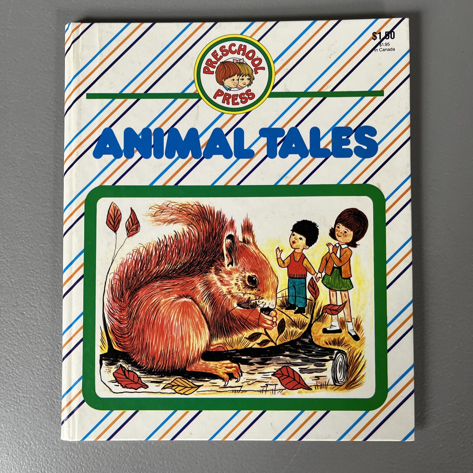 Vintage Preschool Press Hardcover „Animal Tales“, Good Condition