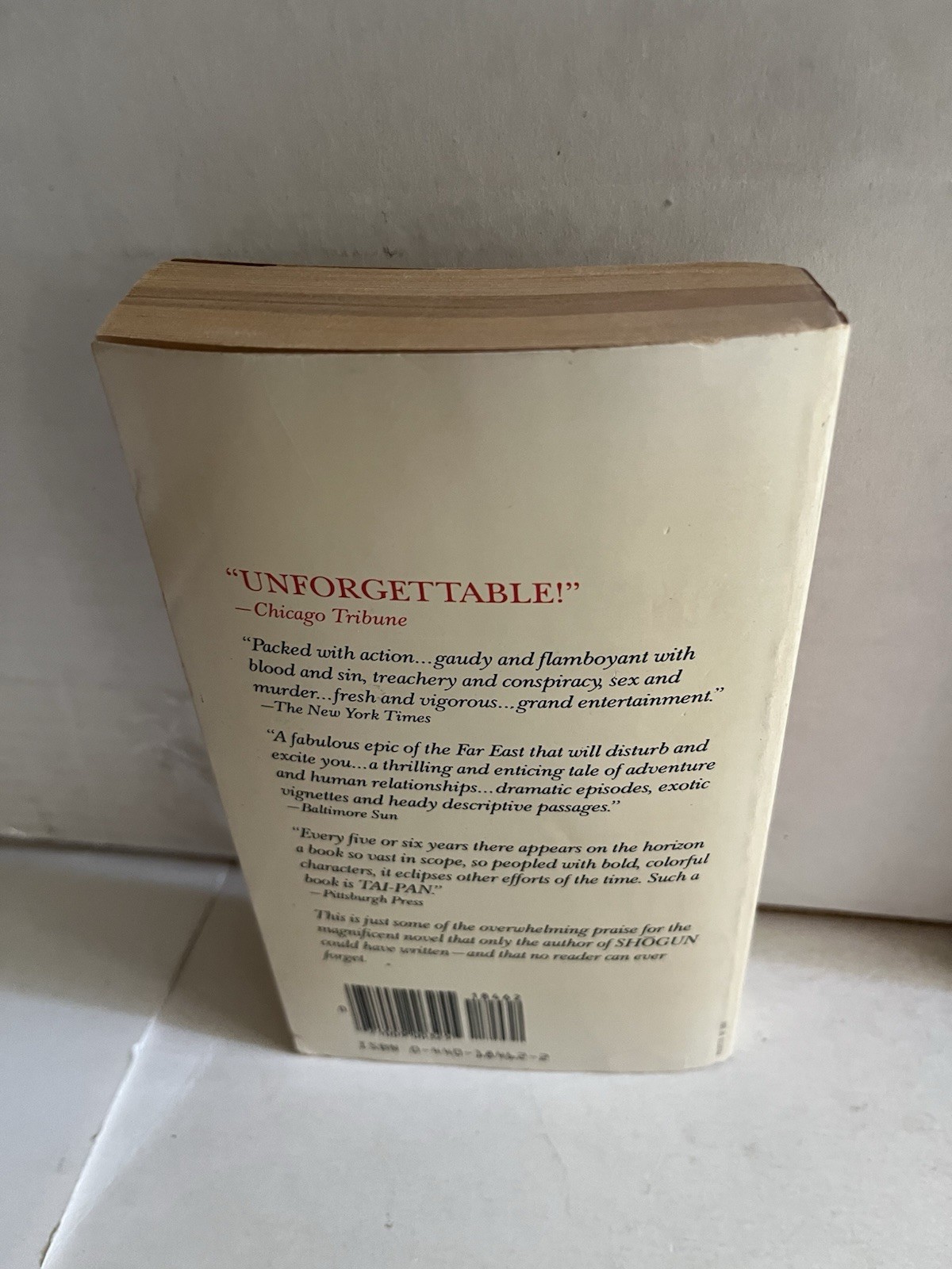 TAI-PAN by James Clavell Dell Vintage PB 1980 Asian Saga 1st Print Good