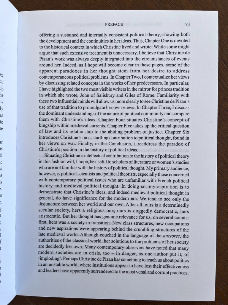 Medieval France History – Political Theory & Philosophy of Christine de Pizan