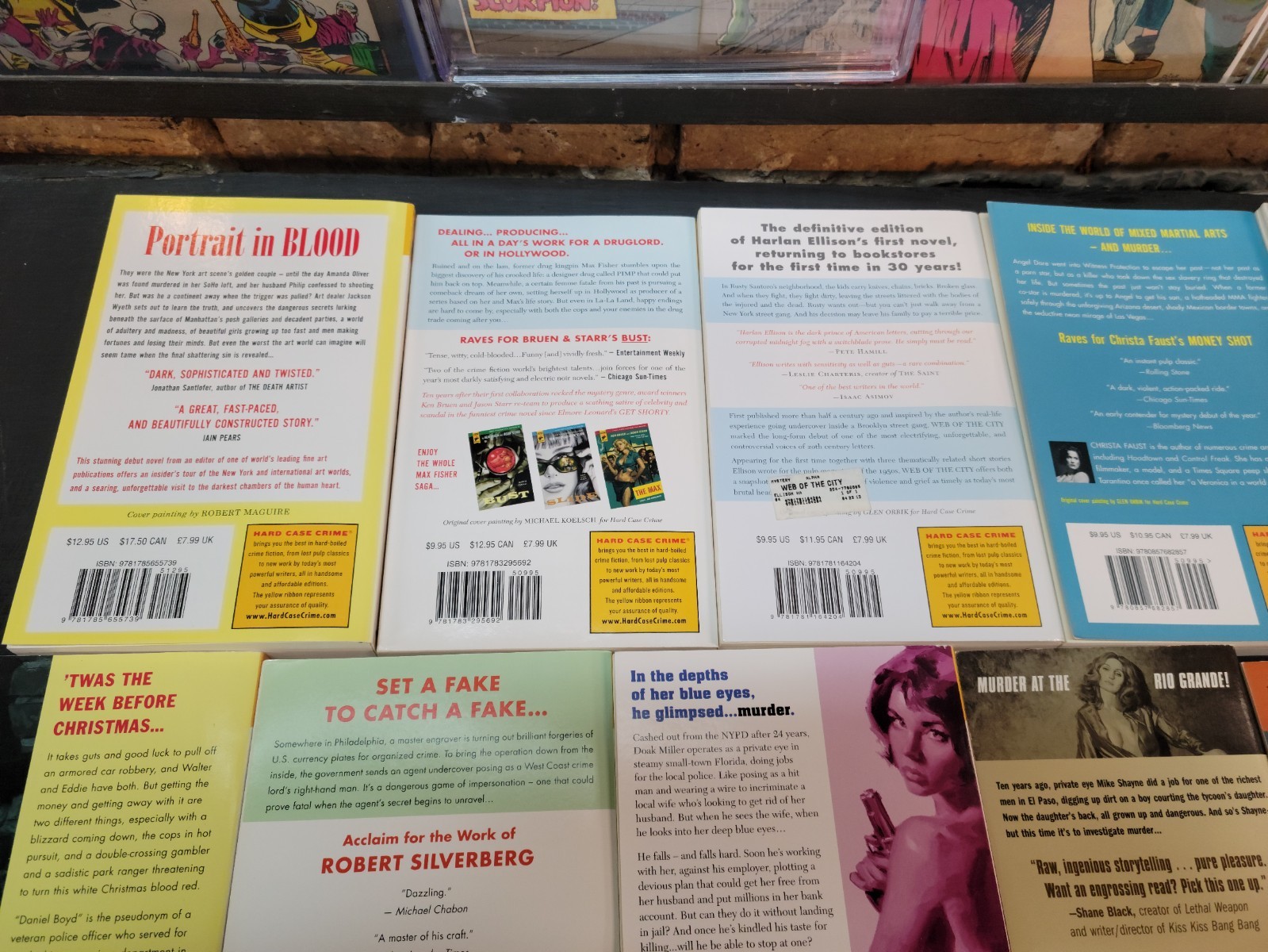 Lot of 11 HARD CASE CRIME Books – See Photos for Details!