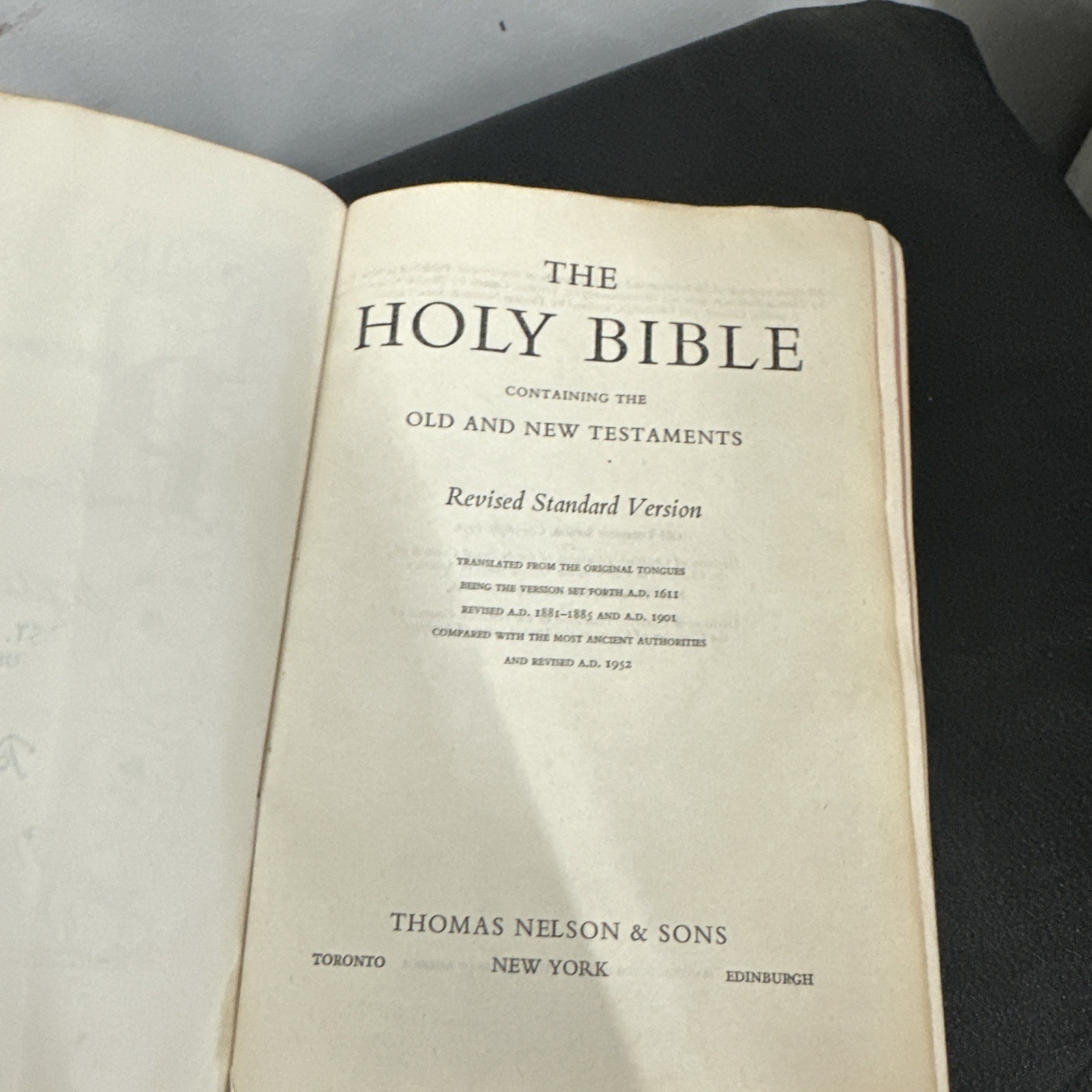 Lot Of Bibles Vintage 1950s & 60s Family Holy Bible Large Needs Repair