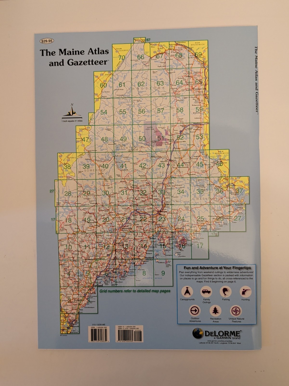 Delorme Atlas & Gazetteer: Maine (Paperback or Softback)