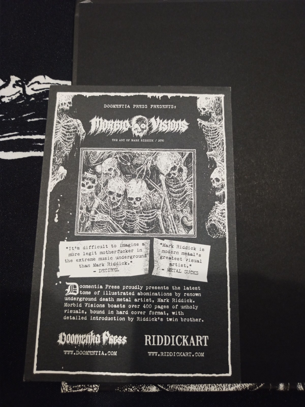 Logos From Hell By Mark Riddick Second Edition 2015 Hardcover Doomentia Press