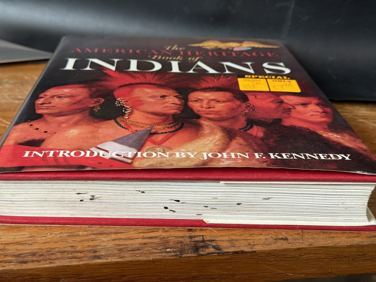 THE AMERICAN HERITAGE BOOK OF INDIANS 1961 HC/DJ Intro by JFK 424 pages
