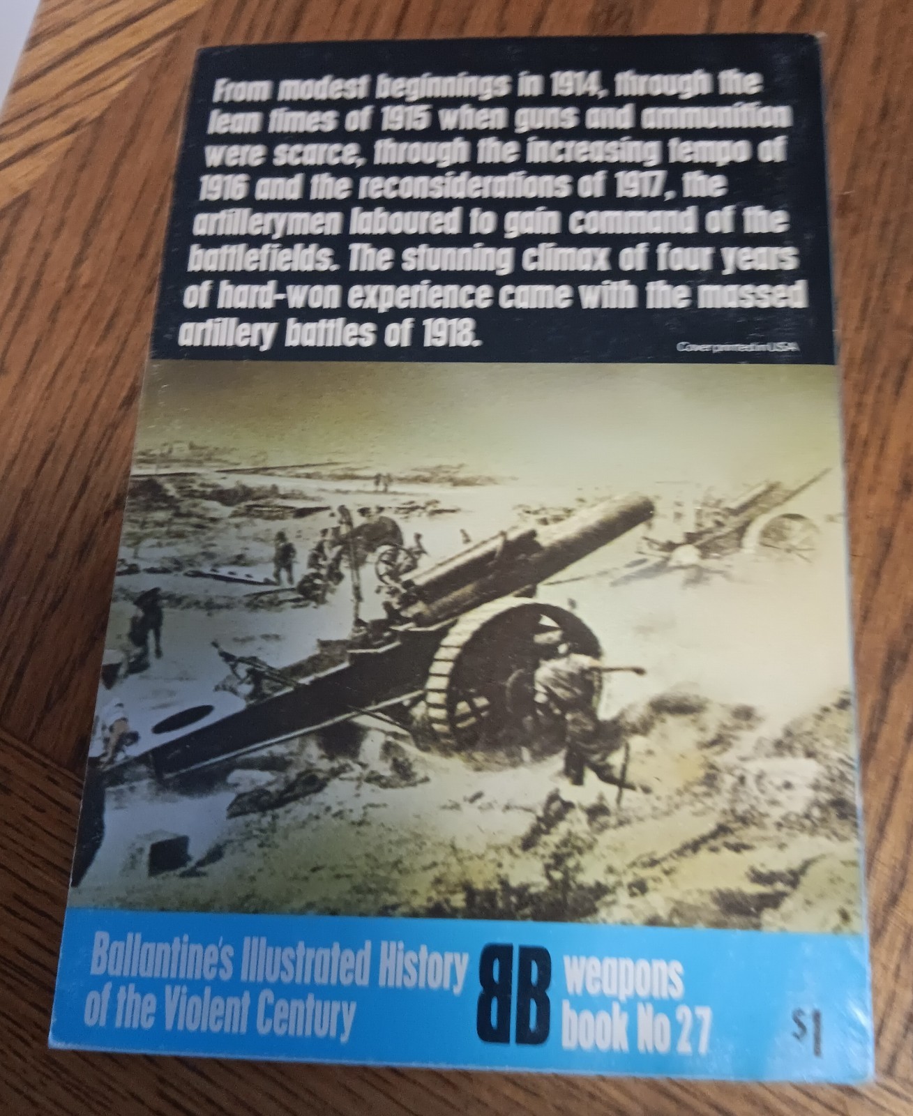Ballantine’s WWI Guns 1914-18 by Ian V. Hogg SC 1971 in fine