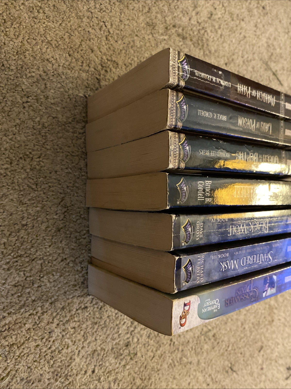 7 Book Lot Vintage Wizards Of The Coast Forgotten Realms Priests 1-3, Sembia 1st